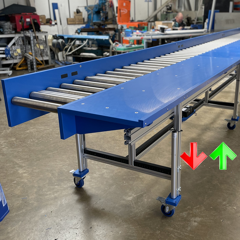 Height Adjustable Conveyors & roller-track 